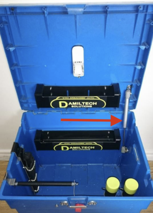 Damiltech 2018 Model Shakespeare Seat Box Lid Catch Repair Kit